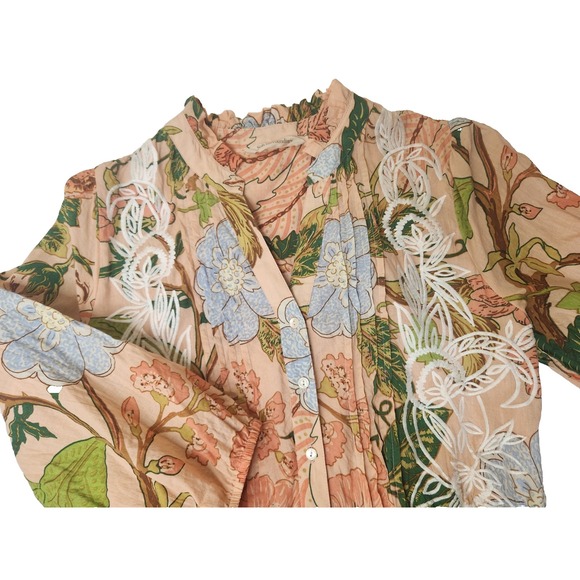 Soft Surroundings Dresses & Skirts - Soft Surroundings Bellicia Embroidered Midi Dress‎ Womens Size XS